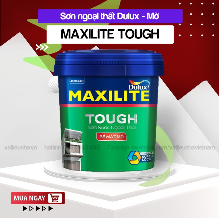 Sơn nước ngoại thất Maxilite Tough từ Dulux Bề Mặt